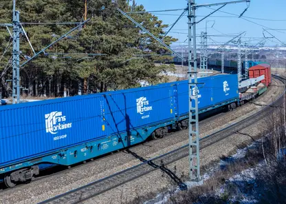 Перевозки контейнеров на Красноярской железной дороге увеличились на 12,4% в первом квартале текущего года