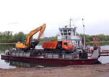 В Красноярске уровень воды в Енисее за сутки поднялся более чем на 60 см