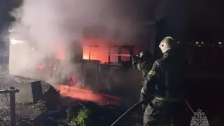 Красноярском крае за сутки сгорели вагончик в Емельяновском округе и дом в Ужурском
