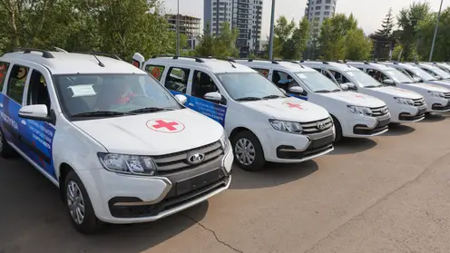 В медучреждения Красноярского края поступят 39 новых автомобилей
