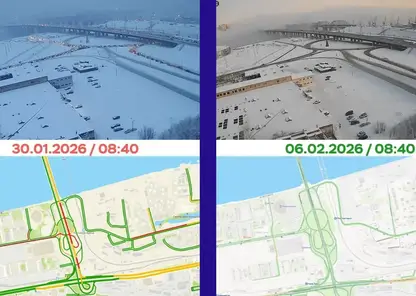 Мэрия Красноярска попросила горожан оценить, насколько свободнее стал выезд из микрорайона Тихие Зори