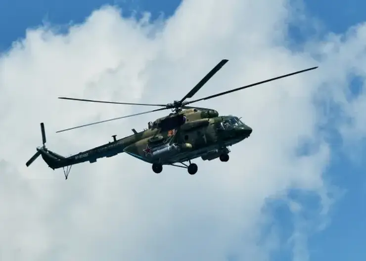 Вертолет Ми-8Т совершил жёсткую посадку в районе Северо-Енисейска в Красноярском крае