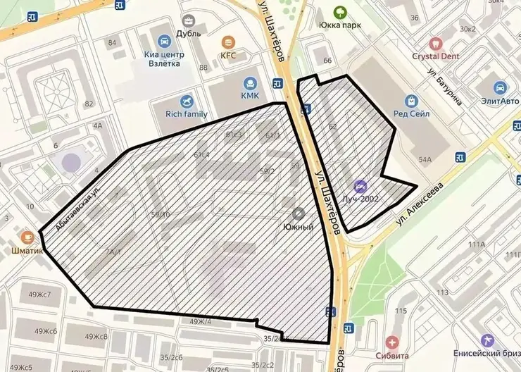 Мэрия Красноярска через суд изъяла 9 зданий под КРТ на месте рынков на Шахтёров