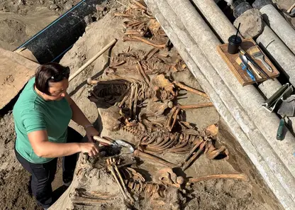 В центре Красноярска археологи нашли место захоронения 26 человек