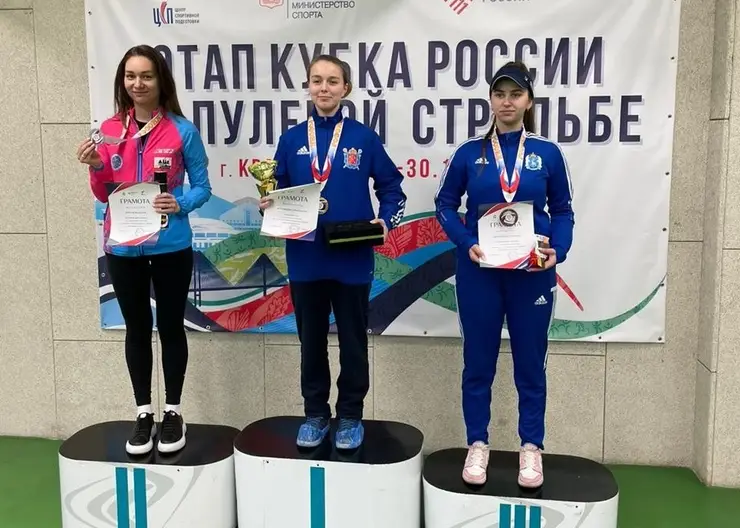 Красноярка Юлия Круглова выиграла серебро Кубка России по пулевой стрельбе