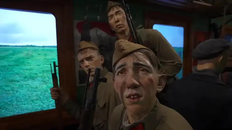 «Поезд Победы» остановился в Красноярске на день