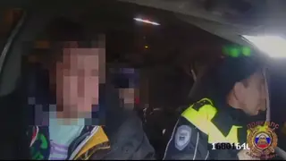 В Красноярске пьяный водитель попался с маленьким сыном в машине