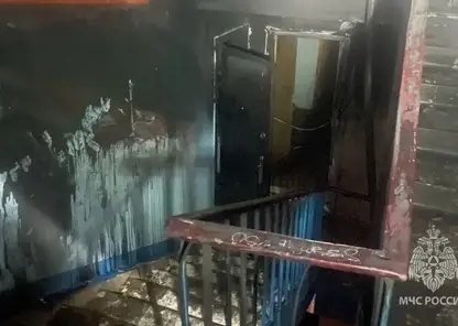 14 человек спасли при пожаре в Красноярске