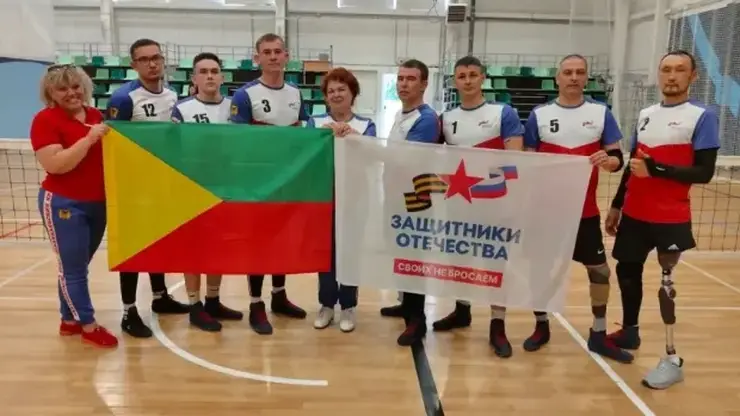 Забайкальские бойцы СВО выступили в составе сборной команды на Кубре России по волейболу сидя