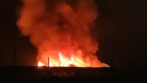 Крупный свинокомплекс с 1200 животными внутри сгорел в ночном пожаре в Забайкалье