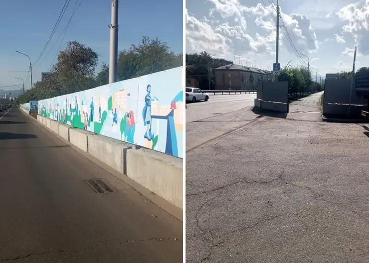 В Красноярске на ул. Шахтеров с 3 октября изменилась схема движения для пешеходов