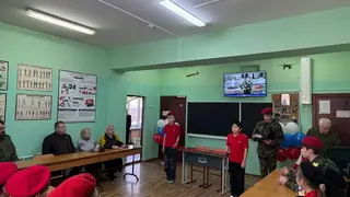 В Красноярске открыли Парту Героя в школе №39