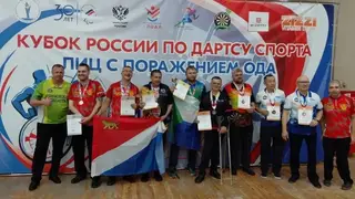Красноярские дартсмены с ограниченными возможностями завоевали бронзу на Кубке России