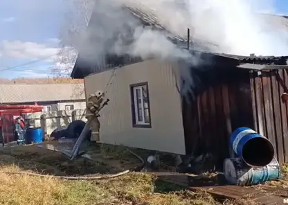 Женщина пострадала при пожаре в Баунтовском районе Бурятии