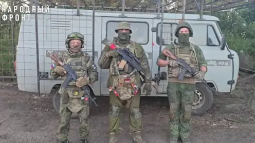 Красноярские бойцы СВО выразили благодарность жителям за гуманитарную помощь