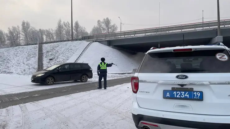В Хакасии в новогодние праздники задержаны 73 нетрезвых водителя