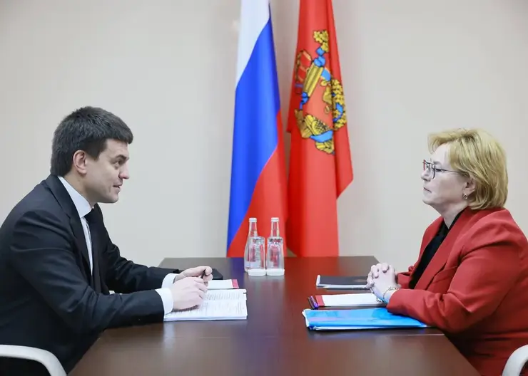 Губернатор Михаил Котюков провел рабочую встречу с руководителем ФМБА России Вероникой Скворцовой