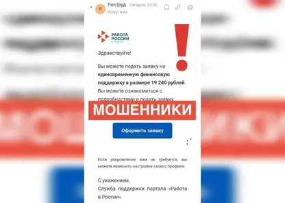 Красноярцы начали получать фейковые письма от мошенников с сайта «Работа России»