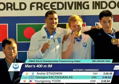 Красноярские пловцы завоевали четыре золотые медали чемпионата мира по подводному спорту