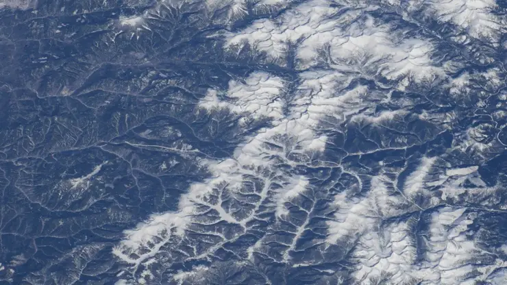 Кирилл Песков показал вид Красноярского края из космоса