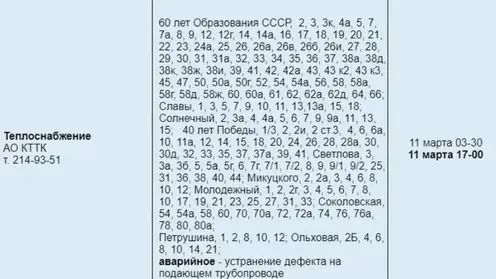 Почти 200 домов остались без тепла в красноярском микрорайоне Солнечный из-за порыва на сетях