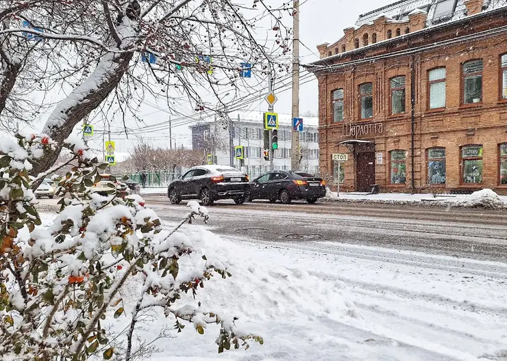 Красноярцев ждет зимний четверг в середине марта