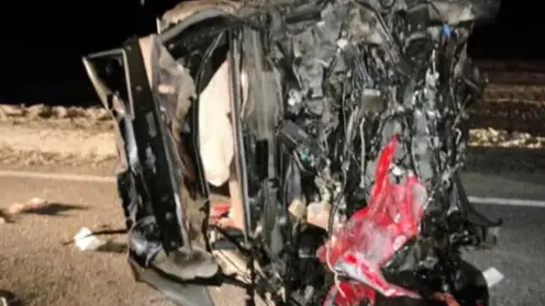 Три человека погибли в ДТП с лошадью на трассе в Туве