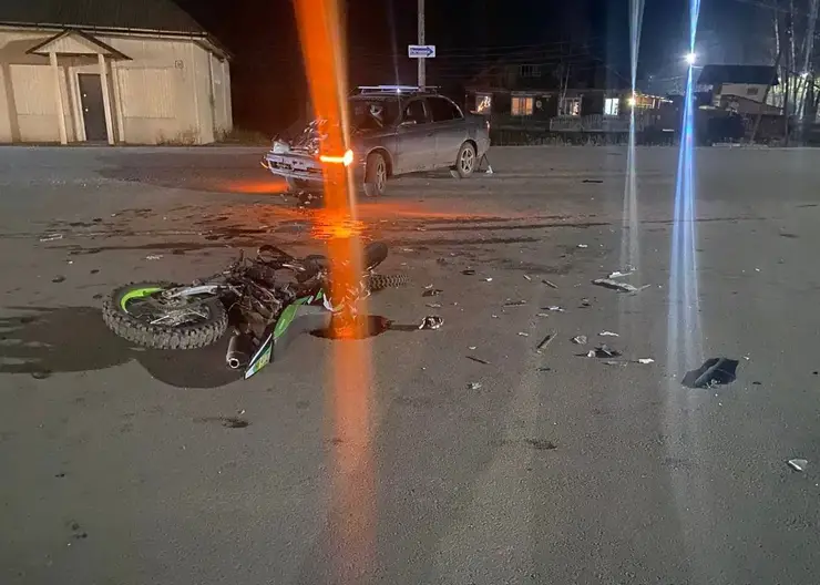 В Иркутской области трое подростков попали в разные  ДТП на мотоциклах за сутки