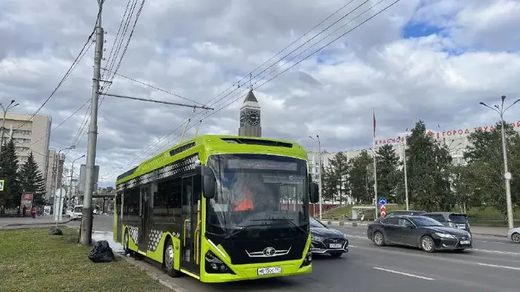 Новый электробус «Генерал» будет возить красноярцев бесплатно