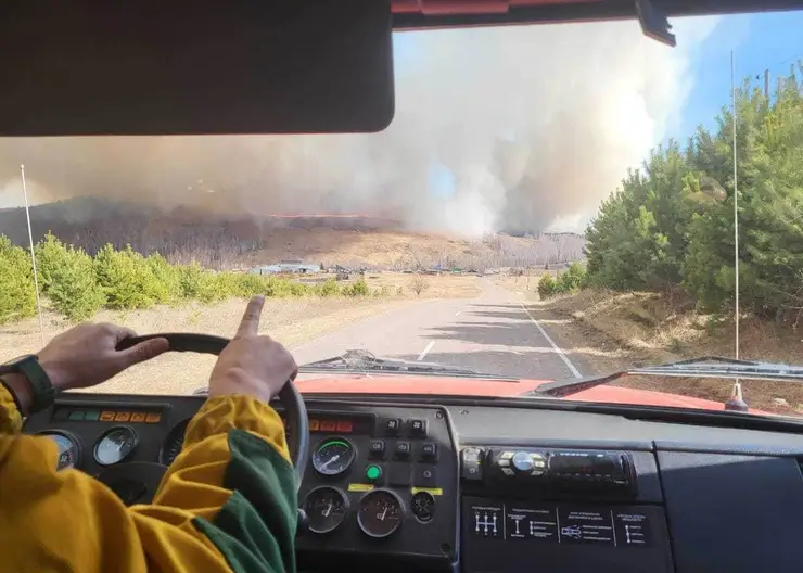 За выходные в Красноярском крае потушили 58 лесных пожаров