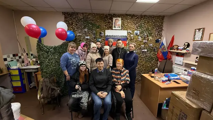 Из Красноярского края отправили очередную партию гуманитарной помощи бойцам в зону СВО