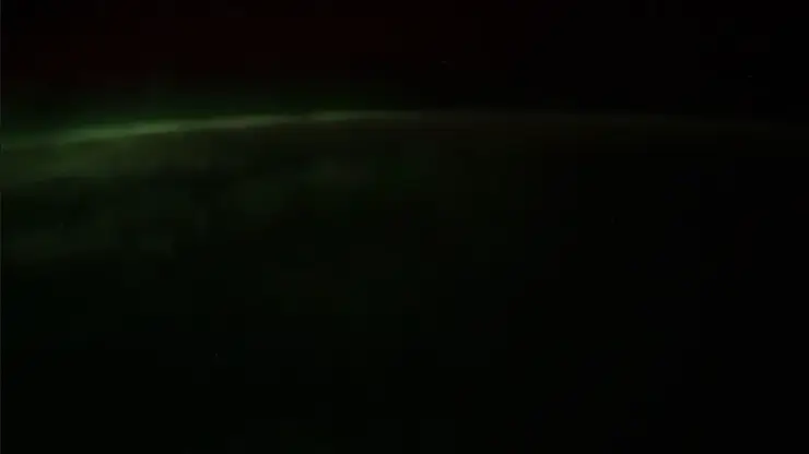 Космонавт из Красноярского края показал невероятное полярное свечение с орбиты