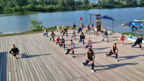 В июле в Центральном районе Красноярска продолжится сезон утренних зарядок