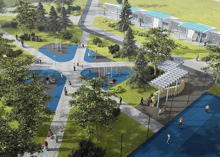 В Красноярске парк на Каменке закрыли для масштабного благоустройства 