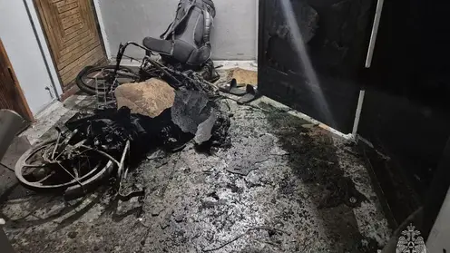 В Чите впервые произошел пожар из-за электровелосипеда