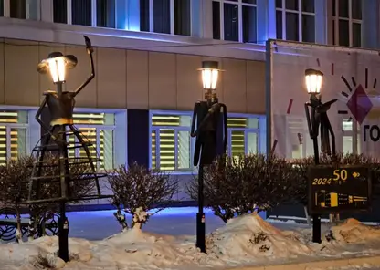 В Красноярске появились культурные арт-фонари