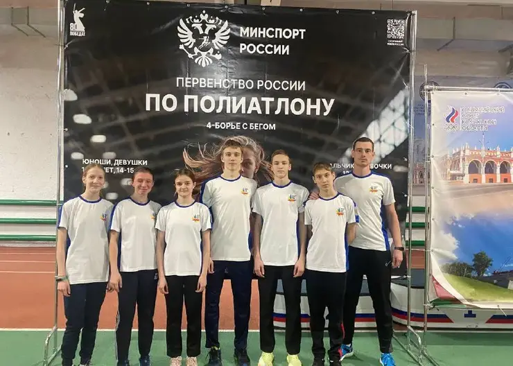 Спортсмены из Красноярска завоевали три серебра первенства России по полиатлону