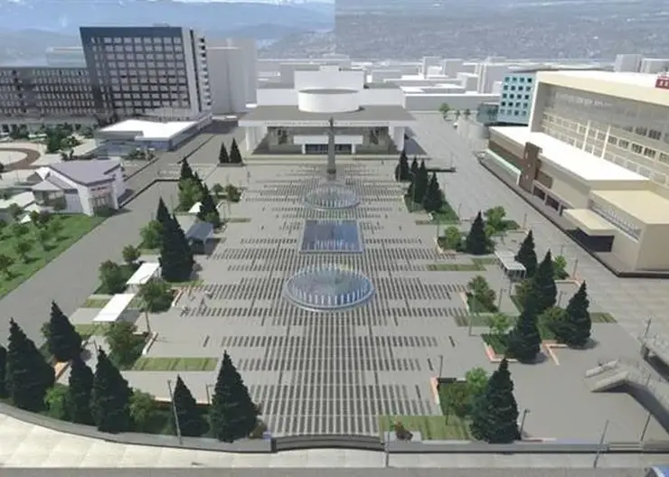 Театральную площадь Красноярска ждет масштабная реконструкция к 400-летию города