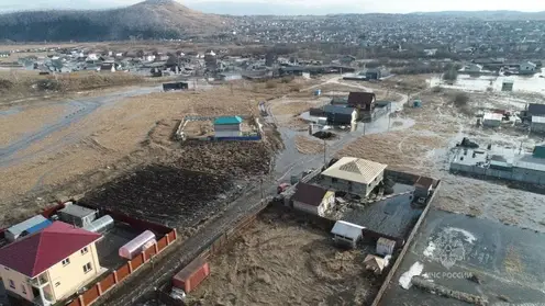 25 участков оказались подтопленными в Дрокино под Красноярком