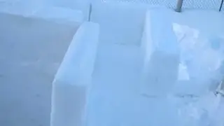 Ученые нашли способ строить жилье и хранилища из снега для освоения Арктики