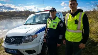 Полицейские застрелили медведя, плывшего к селу в Красноярском крае