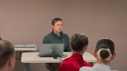 Космонавт Кирилл Песков встретился с детьми в красноярском лагере «Космос»