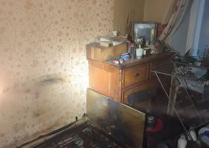 В Томске произошел пожар в пятиэтажном здании