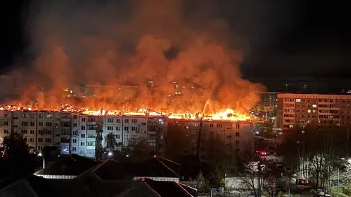 В Красноярском крае произошёл смертельный пожар