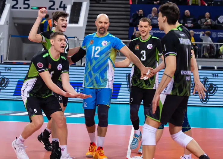 В Красноярске волейболисты «Енисея» обыграли нижегородский АСК