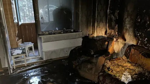В Красноярском крае при пожаре в многоквартирном доме погиб мужчина