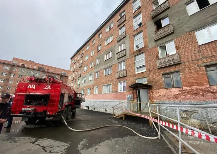 Мужчина погиб при пожаре в Красноярском крае