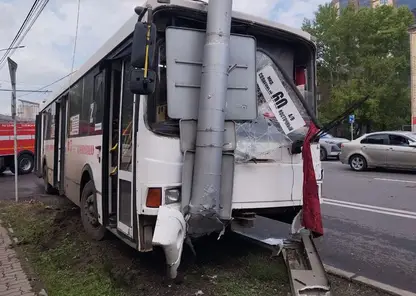 В Красноярске произошло ДТП с автобусом
