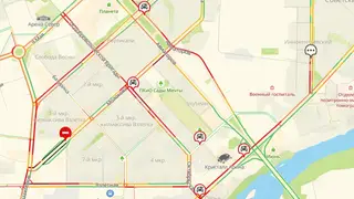 Красноярцы встали в пробку на Взлётке из-за пяти ДТП