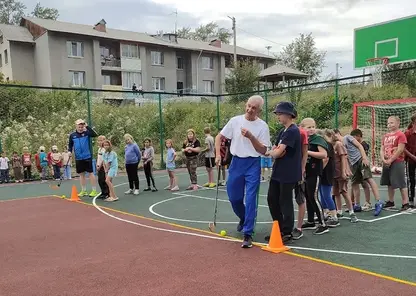 В Красноярском крае в Уяре появились две новые спортивные площадки